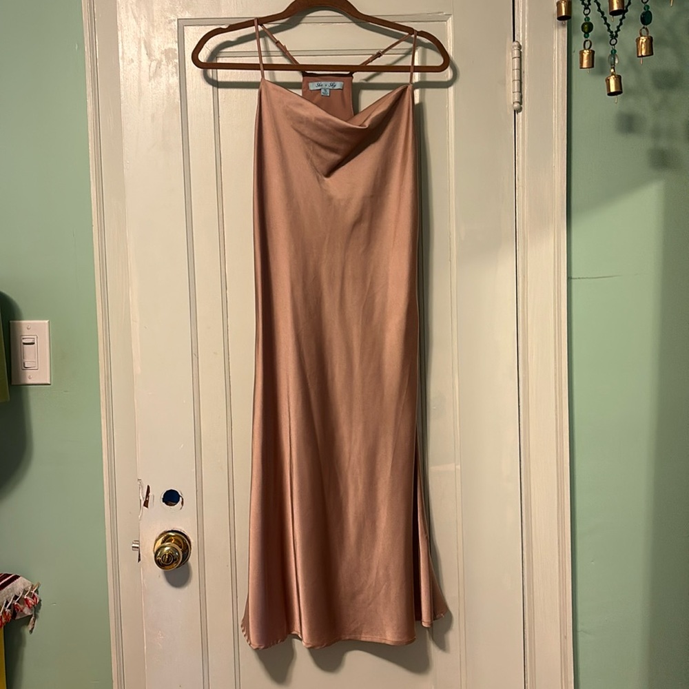 She + Sky silk dress